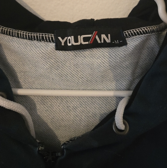 Youcan Three Wolf Moon Hooded Sweatshirt Mens Size Medium - Picture 3 of 6